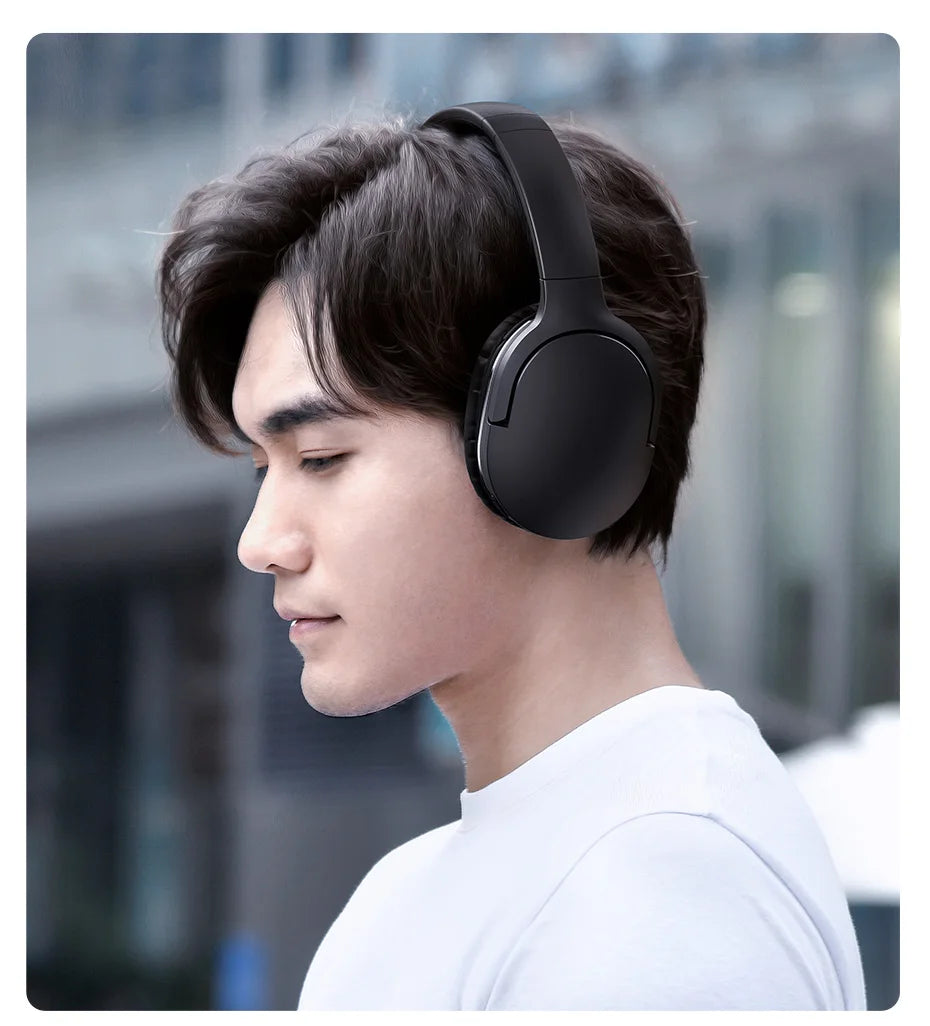 Baseus D02 Pro Wireless Headphones Sport Bluetooth 5.3 Earphone Handsfree Headset Ear Buds Head Phone Earbuds For iPhone Xiaomi