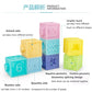 Baby blocks touch toys soft cubes for children montessori bebe kids Toy Building Blocks 3D Massage Rubber Vinyl bath Squeeze Toy