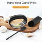 1Pcs Stainless Steel Garlic Food Crusher Manual Garlic Press Peeler Brush Vegetables Fruit Tools Multifunctional Kitchen Gadget