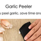 1Pcs Stainless Steel Garlic Food Crusher Manual Garlic Press Peeler Brush Vegetables Fruit Tools Multifunctional Kitchen Gadget