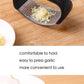 1Pcs Stainless Steel Garlic Food Crusher Manual Garlic Press Peeler Brush Vegetables Fruit Tools Multifunctional Kitchen Gadget