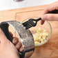 1Pcs Stainless Steel Garlic Food Crusher Manual Garlic Press Peeler Brush Vegetables Fruit Tools Multifunctional Kitchen Gadget